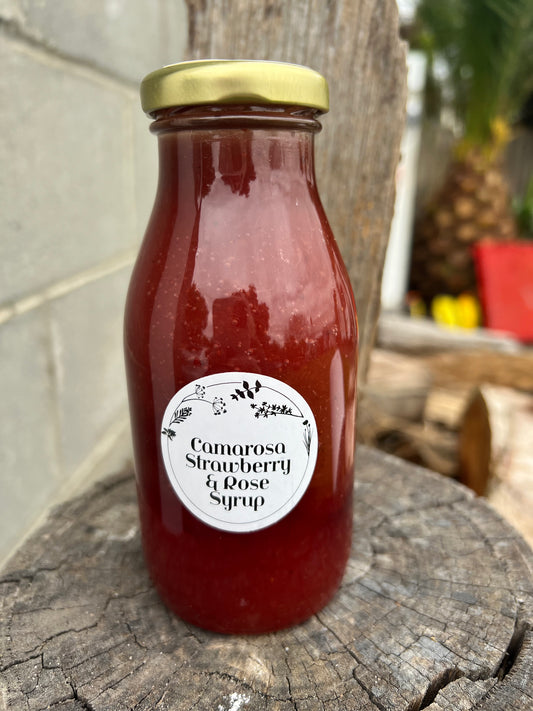 Camarosa Strawberry & Rose Syrup